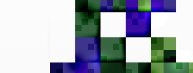 Dynamic colorful squares background. Vector Illustration For Wallpaper, Banner, Background, Card, Book Illustration, landing page