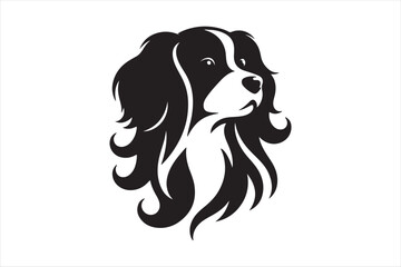 dog silhouette icon vector illustration