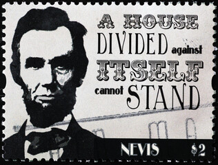 Sentence by Abraham Lincoln reported on stamp