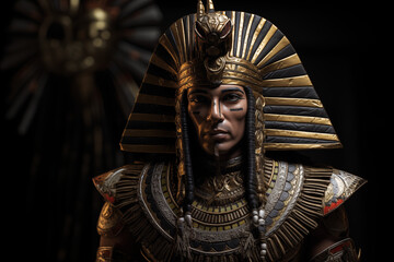 Bust of Pharaoh Ramses 2 Ancient Egypt. Egyptian civilization. Topics related to ancient Egypt. History of the pharaohs.