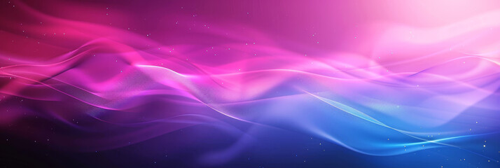 Fototapeta premium Vibrant purple and blue abstract background with smooth gradient and glitter