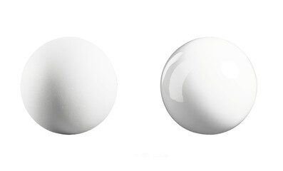 white circle ball template isolated