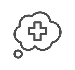 Healthcare and medicine related icon outline and linear vector.
