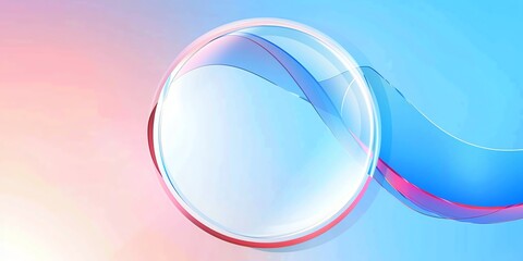 Obraz premium colorful macro glass wallpaper, transparent red blue, suitable for modern backgrounds, website banners, landing pages, layouts