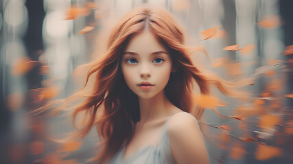 Naklejka premium Use intentional blur to create artistic and dreamy images.