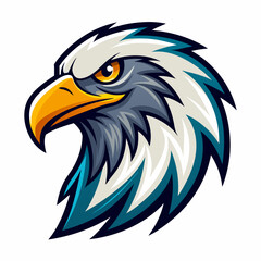 eagle logo design | eagle mascot logo design vector illustration| eagle esport logo