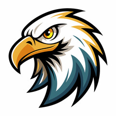 Fototapeta premium eagle logo design | eagle mascot logo design vector illustration| eagle esport logo