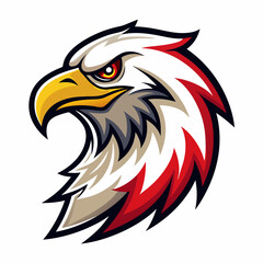 eagle logo design | eagle mascot logo design vector illustration| eagle esport logo