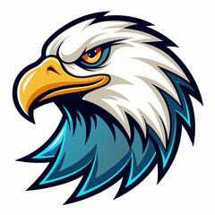 eagle logo design   eagle mascot logo design vector illustration  eagle esport logo © Muhammad