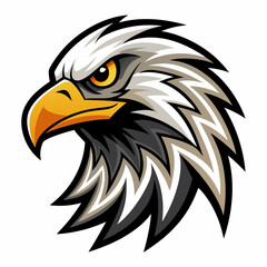 Fototapeta premium eagle logo design | eagle mascot logo design vector illustration| eagle esport logo