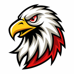 eagle logo design | eagle mascot logo design vector illustration| eagle esport logo