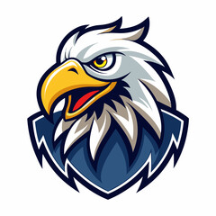 eagle logo design | eagle mascot logo design vector illustration| eagle esport logo