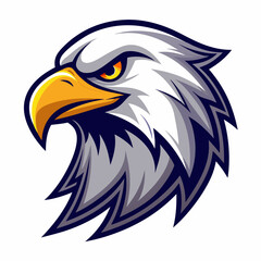 Obraz premium eagle logo design | eagle mascot logo design vector illustration| eagle esport logo
