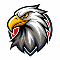 eagle logo design | eagle mascot logo design vector illustration| eagle esport logo