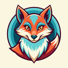fox logo | red fox gaming mascot logo design vector illustration