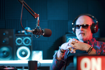 DJ at the radio station
