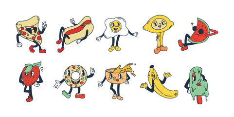 Funny Food Cartoon Collection