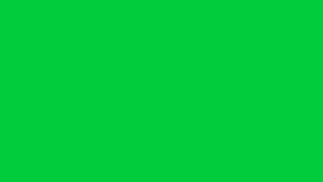 2d stars transition green screen video, motion graphic element