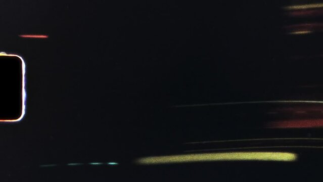 Slow shutter speed at night, shoot on 8mm film camera