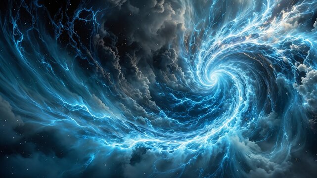 Galaxy portal casting a spell of glowing magic and science, where sparks and speed blend into a cinematic swirl. A tunnel to the universe, showcasing the power and majesty of the cosmos.