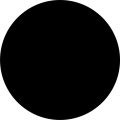 Flat black silhouette geometric shapes