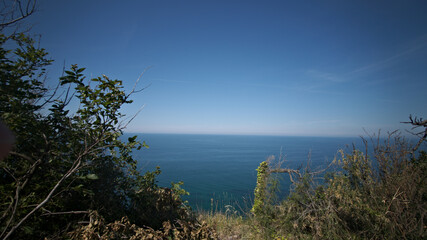 Il mare visto dal Parco del Cardeto in Ancona