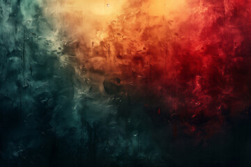 Fototapeta premium Abstract Color Textured Artwork. Abstract artwork featuring dynamic color textures with intricate details and dramatic color contrasts.