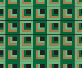 geometric background, wallpaper 3D jigsaw