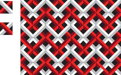 geometric background, wallpaper 3D jigsaw