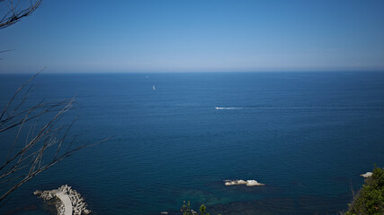 Il mare visto dal Parco del Cardeto in Ancona