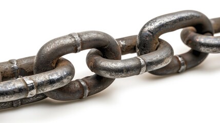 Obraz premium Open chain transfer displayed on a white background