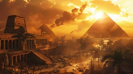 The collapse of ancient civilizations marks the end of epochs characterized by cultural flourishing, technological innovation, and artistic achievement.