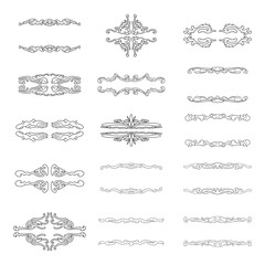 border, aesthetic, vintage and vector border design elements