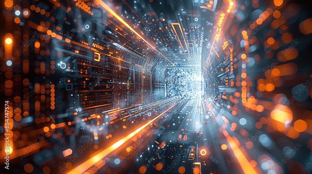Aufkleber A creative approach to representing complex data insights, utilizing the latest design trends and tools for effective communication. Generative AI.