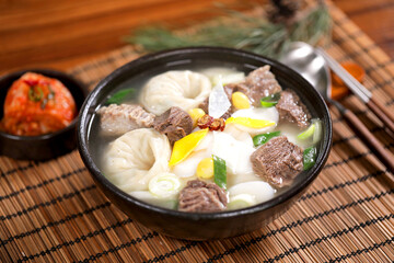 Korean Healthy Food. Fresh Ingredients.