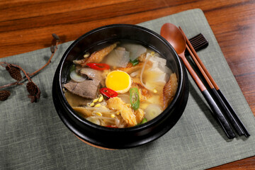 Korean Healthy Food. Fresh Ingredients.