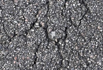 Background from cracked asphalt