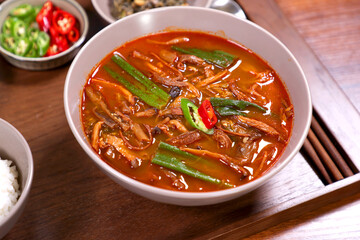 Korean Healthy Food. Fresh Ingredients.