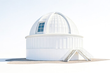 Obraz premium White dome building with stairs