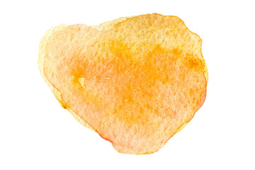 light translucent gold acrylic brush strokes. text boxes orange watercolor isolated on white background