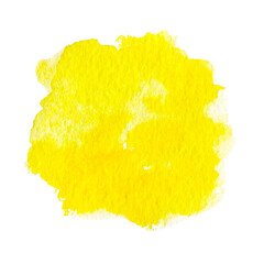watercolor gold acrylic brush strokes. text boxes yellow Grunge design elements isolated on white background