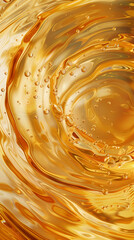 Fototapeta premium Close up of golden honey