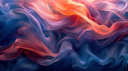 Fototapeta premium Artistic background. Dark blue and coral color