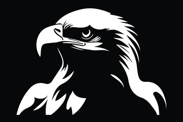 eagle tattoo vector illustration