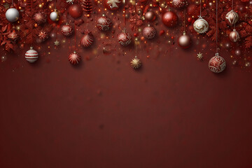AI generated Christmas theme picture, holly jolly merry Christmas happy new year concept