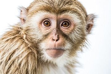 Close Up Portrait of a Monkey's Face