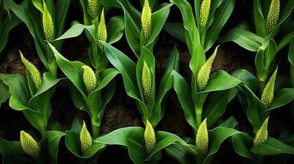 green leaves background