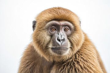 Obraz premium Close-up Portrait of a Golden-Furred Monkey