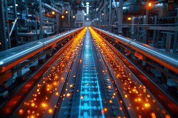 Obraz premium Streamlined Processes through Big Data