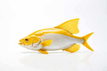 Yellow Fish with White Underbelly